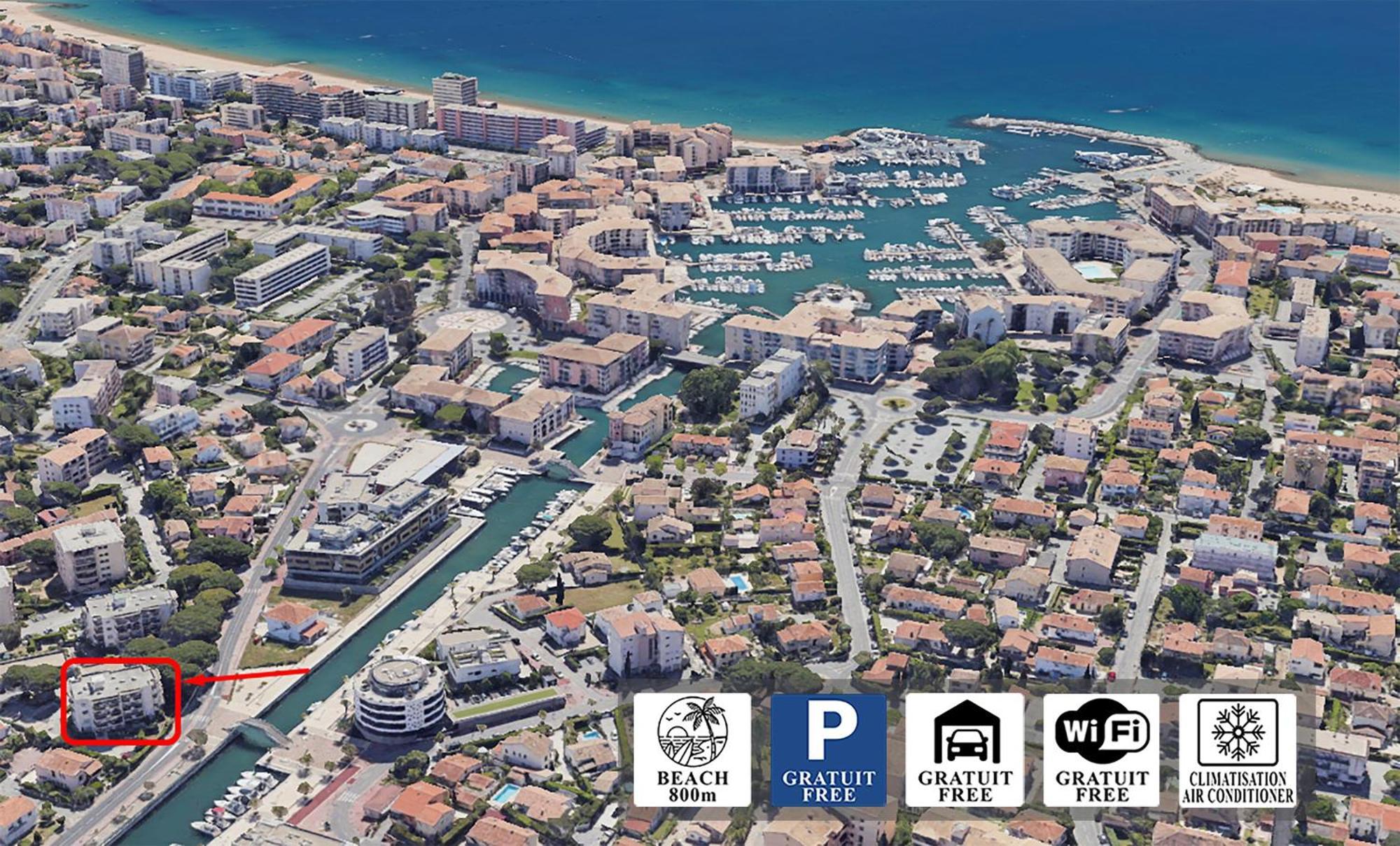 Chic Appart'Hotel Du Port Frejus Ngoại thất bức ảnh